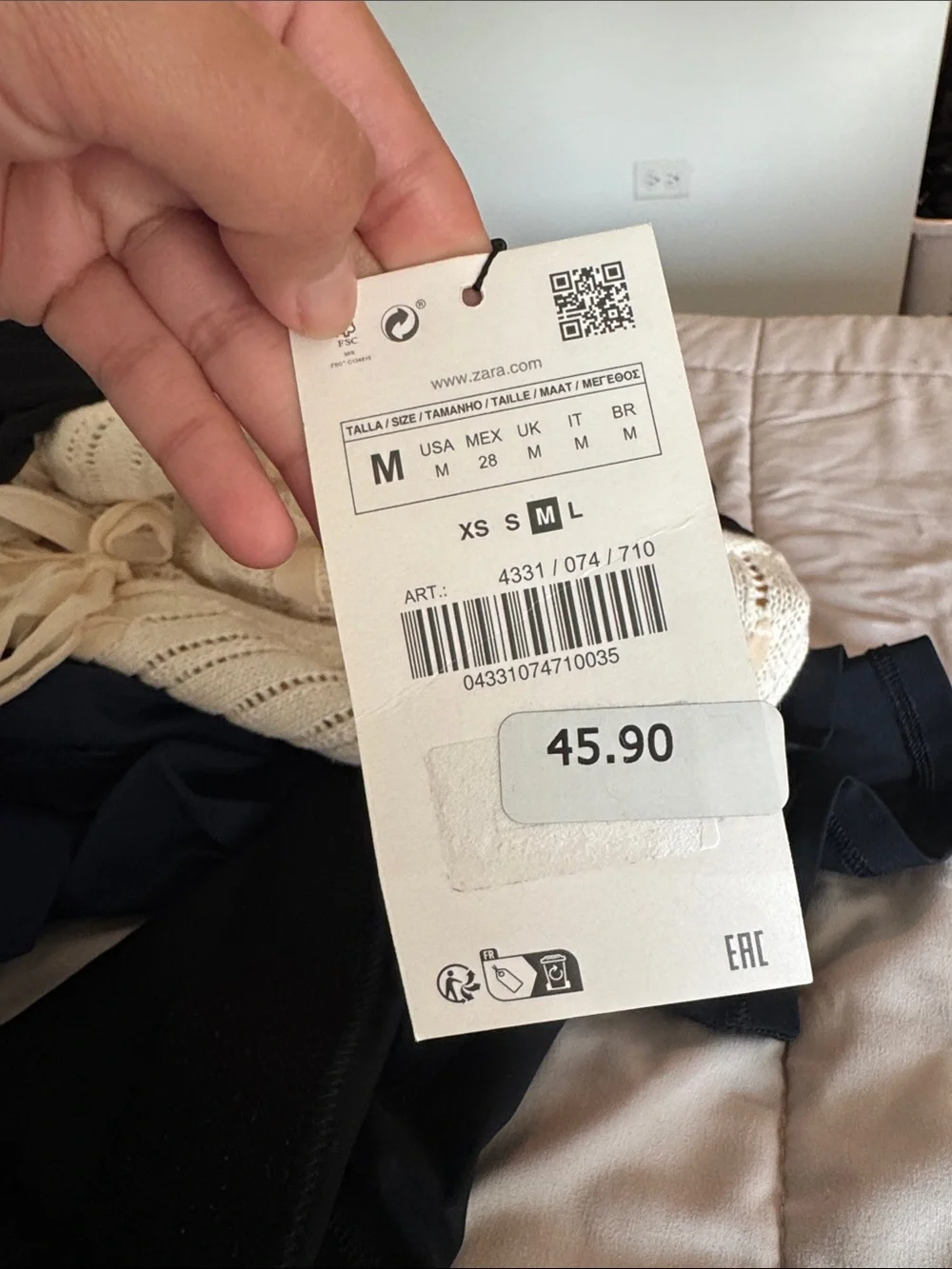 Zara lightweight crochet